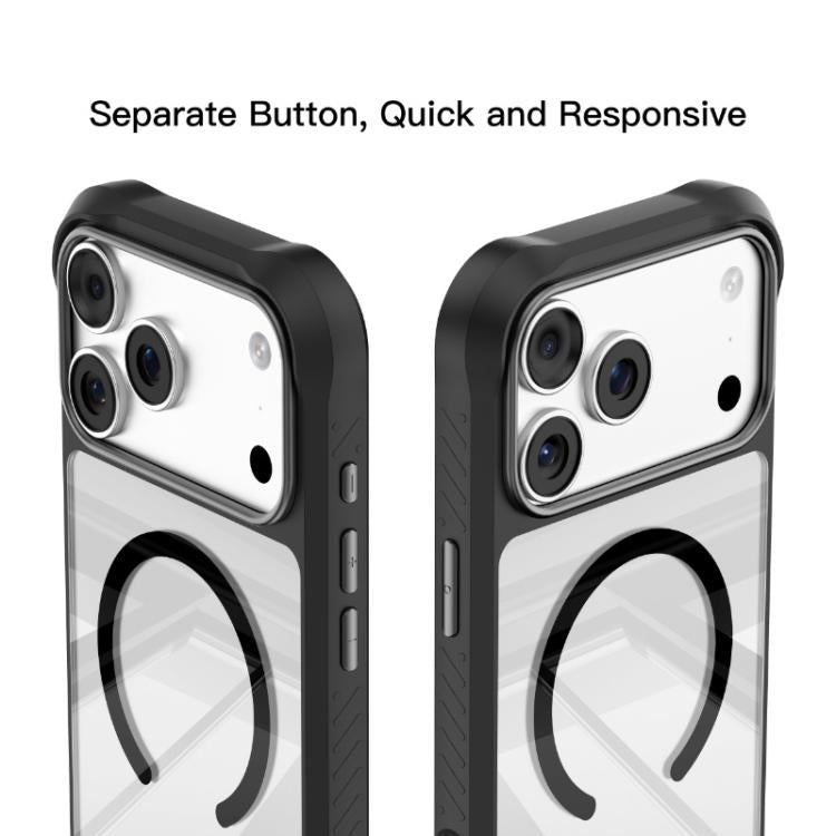 For iPhone 17 Pro Max Mutural Clear Armor Series MagSafe PC Hybrid TPU Phone Case