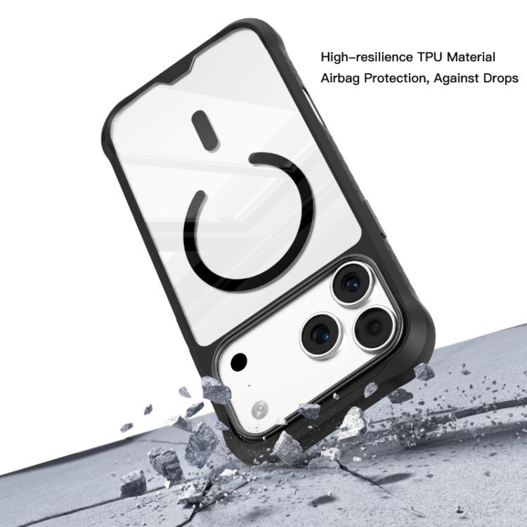 For iPhone 17 Pro Max Mutural Clear Armor Series MagSafe PC Hybrid TPU Phone Case