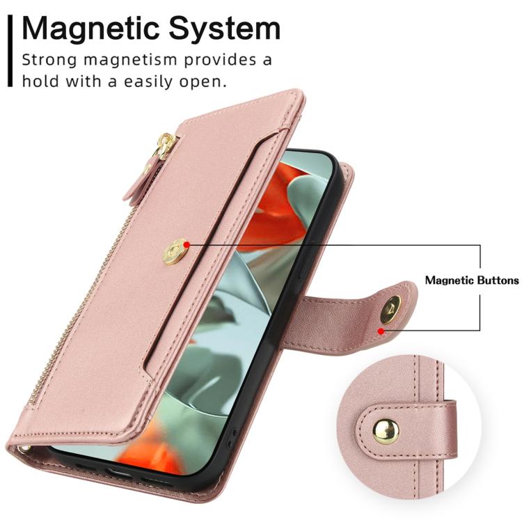 For Google Pixel 10 Pro XL / 9 Pro XL Seven Card Slots Zipper Wallet Leather Phone Case with Lanyard
