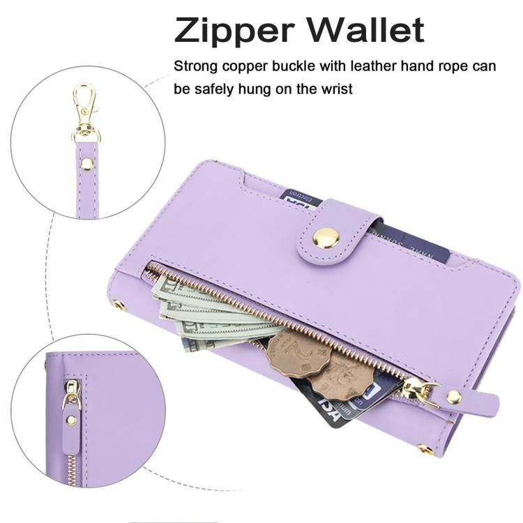 For Google Pixel 10 Pro XL / 9 Pro XL Seven Card Slots Zipper Wallet Leather Phone Case with Lanyard