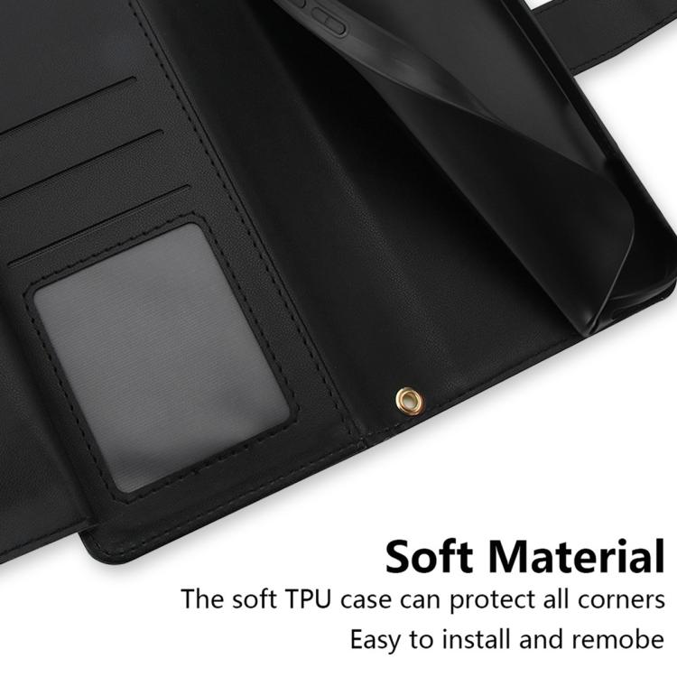 For Google Pixel 10 / 10 Pro / 9 / 9 Pro Seven Card Slots Zipper Wallet Leather Phone Case with Lanyard