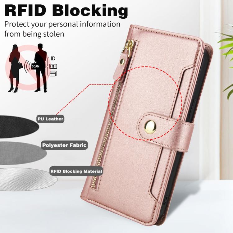 For Google Pixel 10 / 10 Pro / 9 / 9 Pro Seven Card Slots Zipper Wallet Leather Phone Case with Lanyard