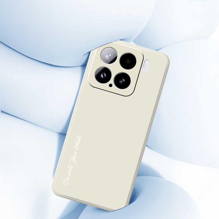 For Xiaomi 15 Do As You Wish A1440 Fine Hole Straight Edge Silicone Phone Case