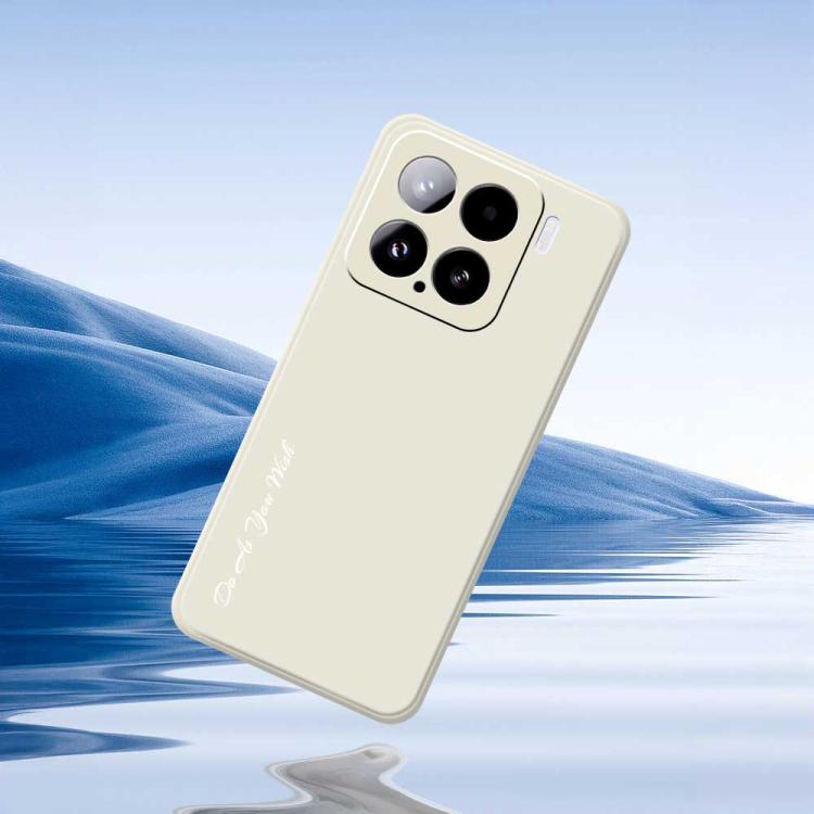 For Xiaomi 15 Do As You Wish A1440 Fine Hole Straight Edge Silicone Phone Case