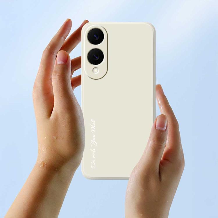 For Samsung Galaxy S25 Edge 5G Do As You Wish A1440 Fine Hole Straight Edge Silicone Phone Case