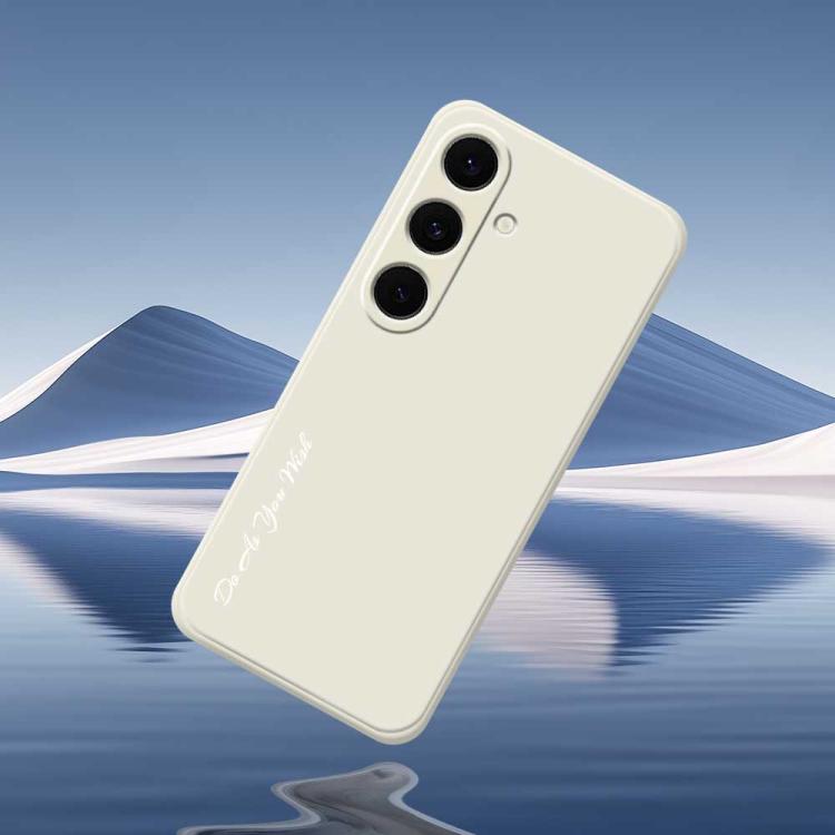 For Samsung Galaxy S25 FE 5G Do As You Wish A1440 Fine Hole Straight Edge Silicone Phone Case