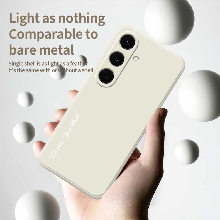 For Samsung Galaxy S25 FE 5G Do As You Wish A1440 Fine Hole Straight Edge Silicone Phone Case