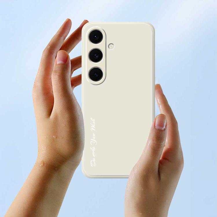 For Samsung Galaxy S25 FE 5G Do As You Wish A1440 Fine Hole Straight Edge Silicone Phone Case