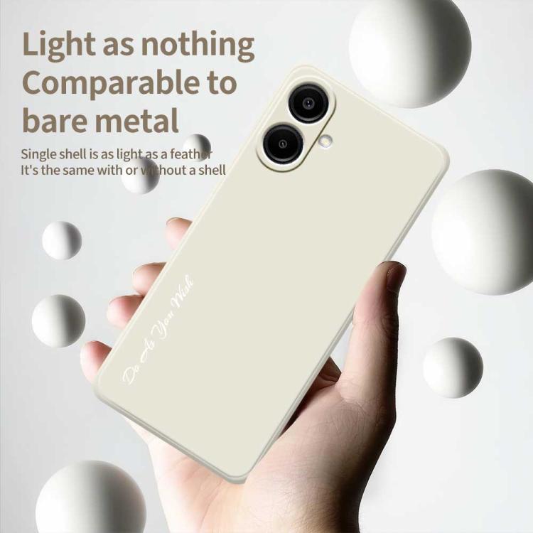 For Samsung Galaxy A07 5G Do As You Wish A1440 Fine Hole Straight Edge Silicone Phone Case