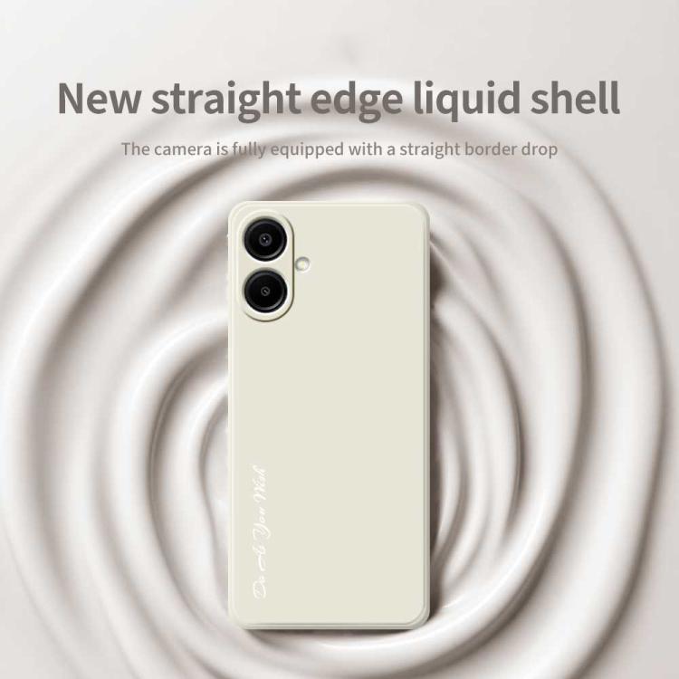 For Samsung Galaxy A07 5G Do As You Wish A1440 Fine Hole Straight Edge Silicone Phone Case