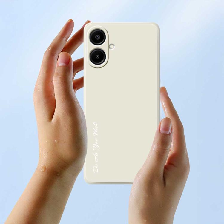 For Samsung Galaxy A07 5G Do As You Wish A1440 Fine Hole Straight Edge Silicone Phone Case