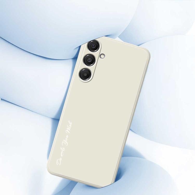 For Samsung Galaxy A16 5G Do As You Wish A1440 Fine Hole Straight Edge Silicone Phone Case