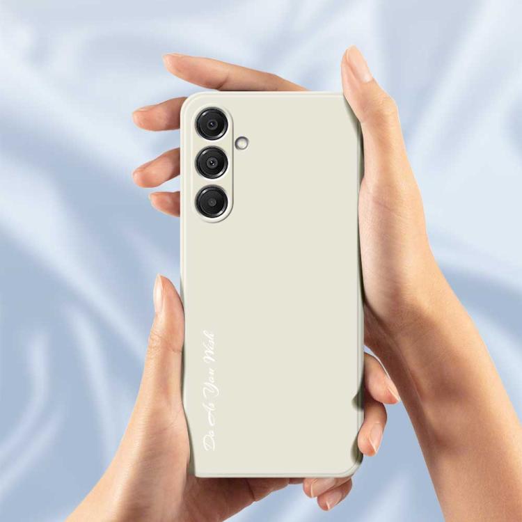 For Samsung Galaxy A16 5G Do As You Wish A1440 Fine Hole Straight Edge Silicone Phone Case
