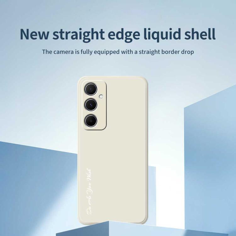 For Samsung Galaxy A55 5G Do As You Wish A1440 Fine Hole Straight Edge Silicone Phone Case