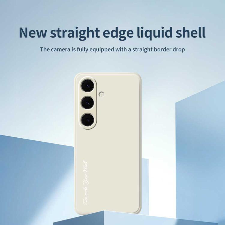 For Samsung Galaxy S24 FE 5G Do As You Wish A1440 Fine Hole Straight Edge Silicone Phone Case