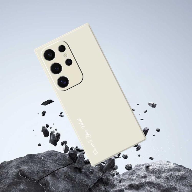 For Samsung Galaxy S24 Ultra 5G Do As You Wish A1440 Fine Hole Straight Edge Silicone Phone Case