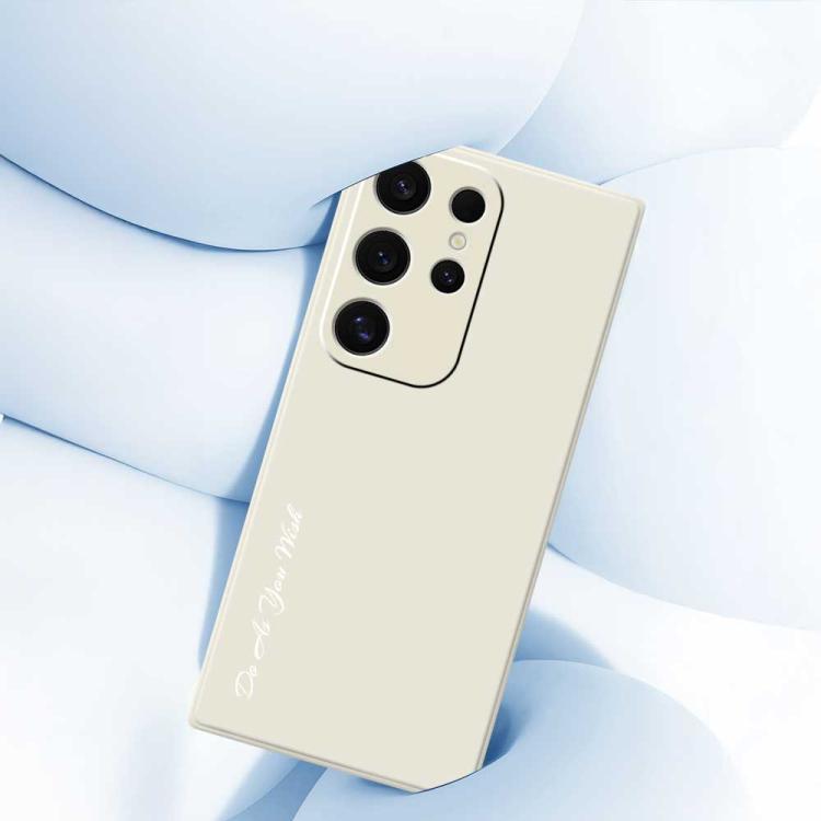 For Samsung Galaxy S24 Ultra 5G Do As You Wish A1440 Fine Hole Straight Edge Silicone Phone Case