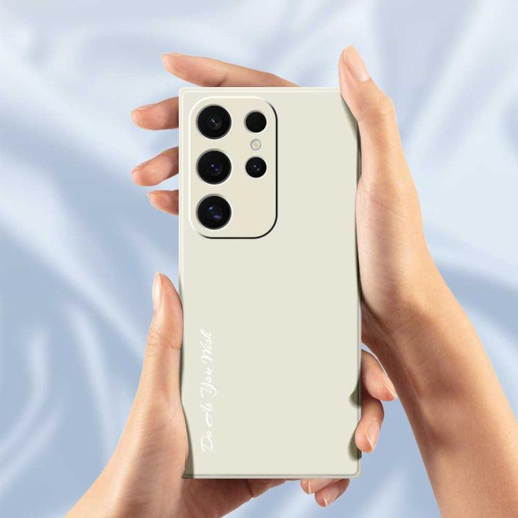 For Samsung Galaxy S24 Ultra 5G Do As You Wish A1440 Fine Hole Straight Edge Silicone Phone Case