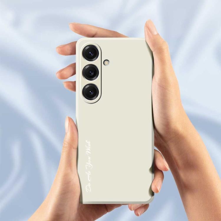 For Samsung Galaxy S25 5G Do As You Wish A1440 Fine Hole Straight Edge Silicone Phone Case