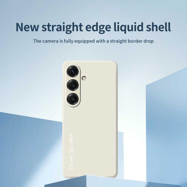 For Samsung Galaxy S25 5G Do As You Wish A1440 Fine Hole Straight Edge Silicone Phone Case