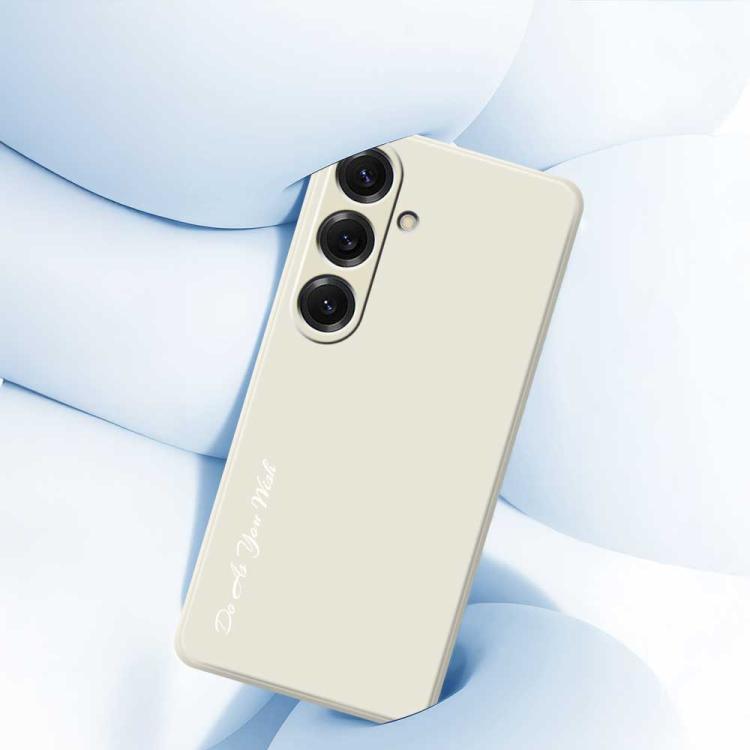 For Samsung Galaxy S25 5G Do As You Wish A1440 Fine Hole Straight Edge Silicone Phone Case