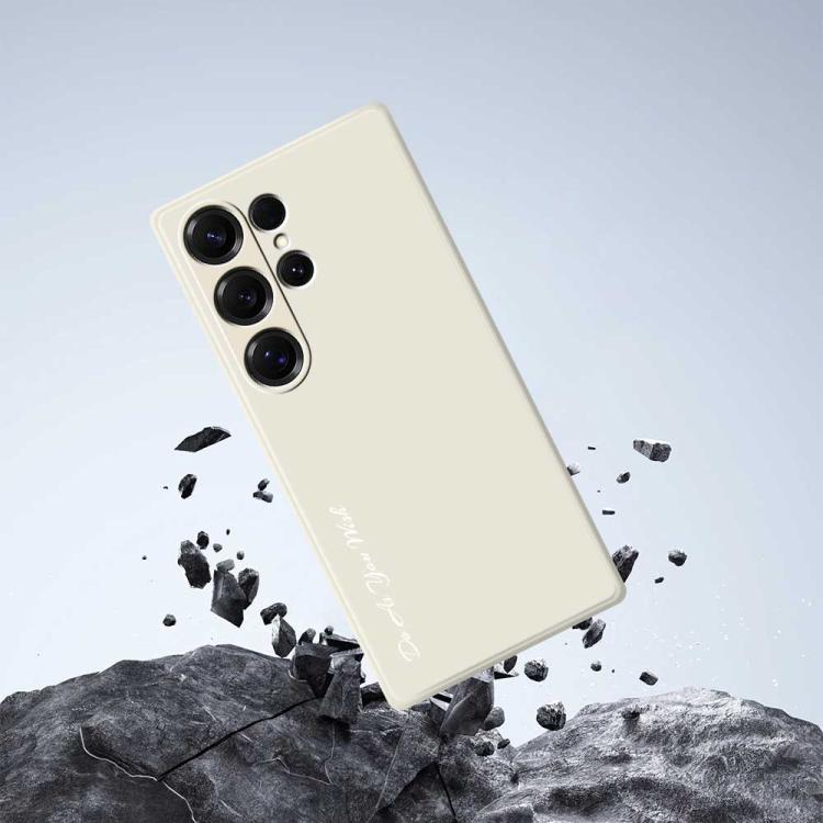 For Samsung Galaxy S25 Ultra 5G Do As You Wish A1440 Fine Hole Straight Edge Silicone Phone Case