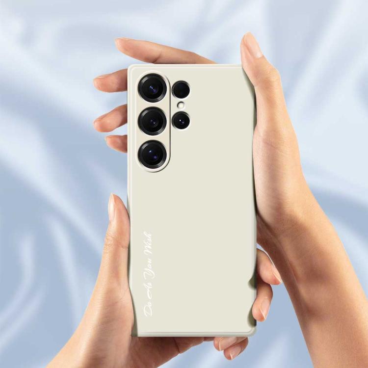 For Samsung Galaxy S25 Ultra 5G Do As You Wish A1440 Fine Hole Straight Edge Silicone Phone Case