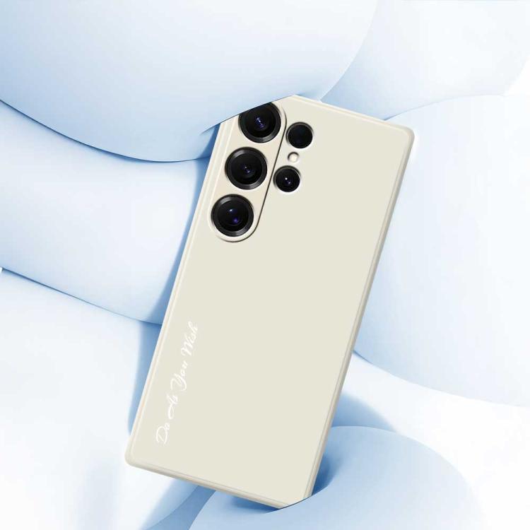 For Samsung Galaxy S25 Ultra 5G Do As You Wish A1440 Fine Hole Straight Edge Silicone Phone Case