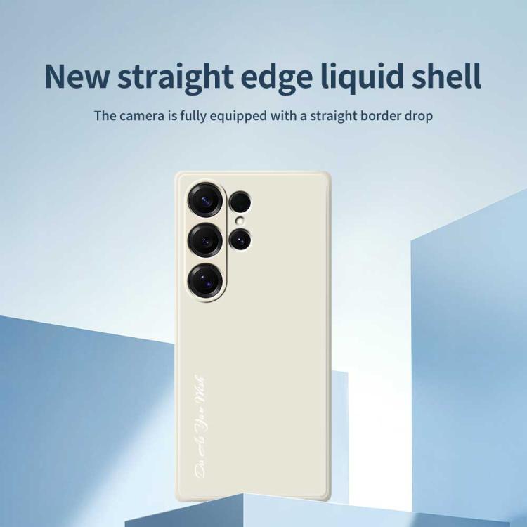 For Samsung Galaxy S25 Ultra 5G Do As You Wish A1440 Fine Hole Straight Edge Silicone Phone Case