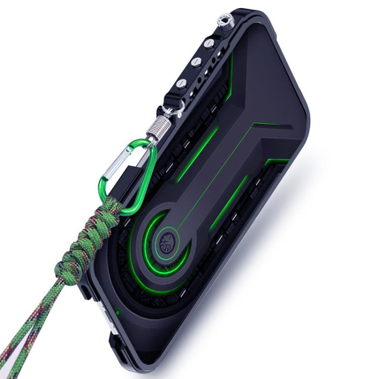 For Samsung Galaxy S25 Edge 5G Trigger Design Hollow Metal Frame Phone Case with Lanyard