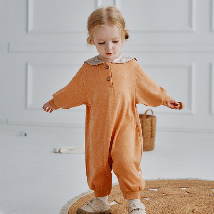 Benzdeer Crawling Clothes Toddler Long Sleeve Jumpsuit, Height:66cm