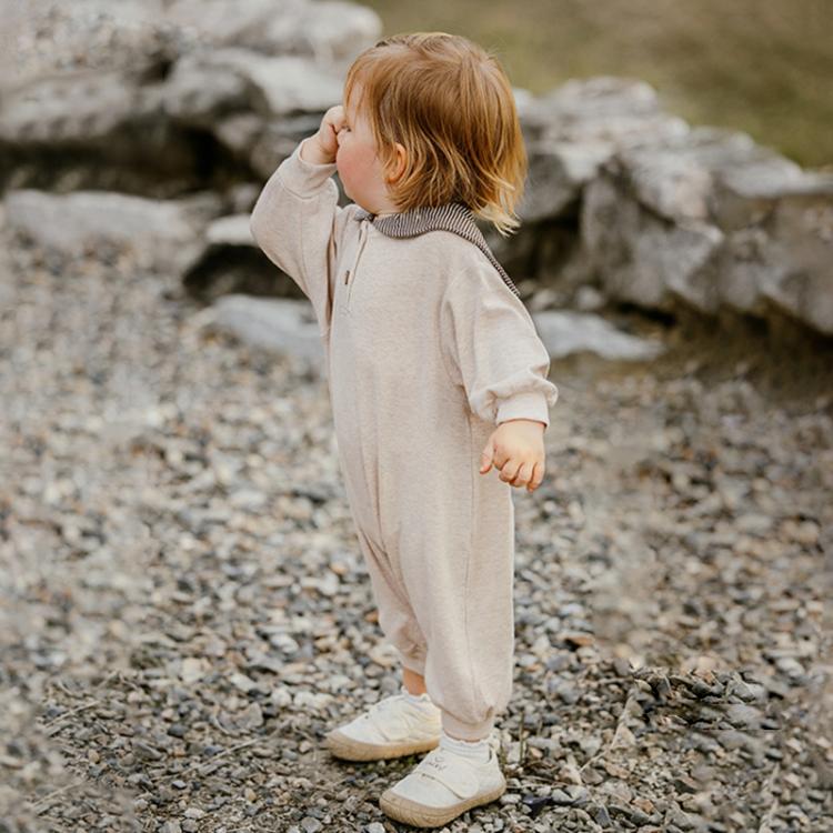 Benzdeer Crawling Clothes Toddler Long Sleeve Jumpsuit, Height:73cm