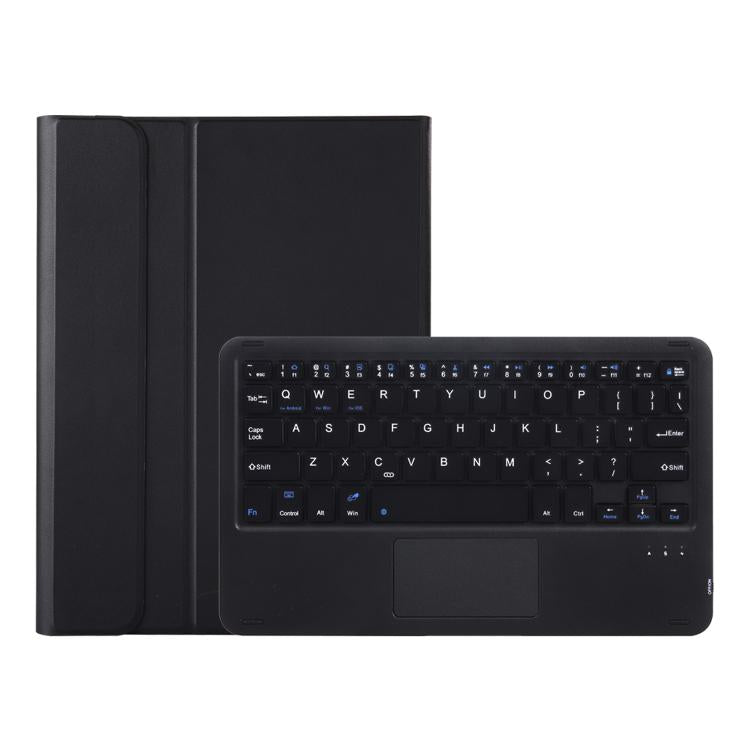 For Lenovo Xiaoxin Pad Pro GT 11.1 2025 AM32-A Ultra-thin Detachable Bluetooth Keyboard Leather Tablet Case with Touchpad - Black