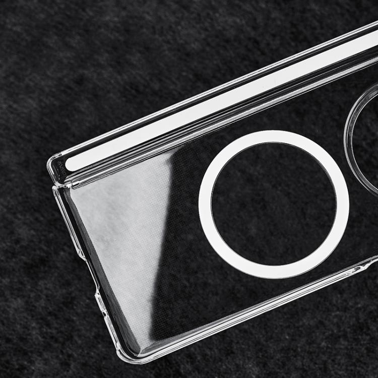 For Huawei Mate X5 Transparent PC Dual Axis MagSafe Shockproof Phone Case
