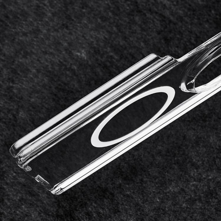 For Huawei Mate X6 Transparent PC Dual Axis MagSafe Shockproof Phone Case