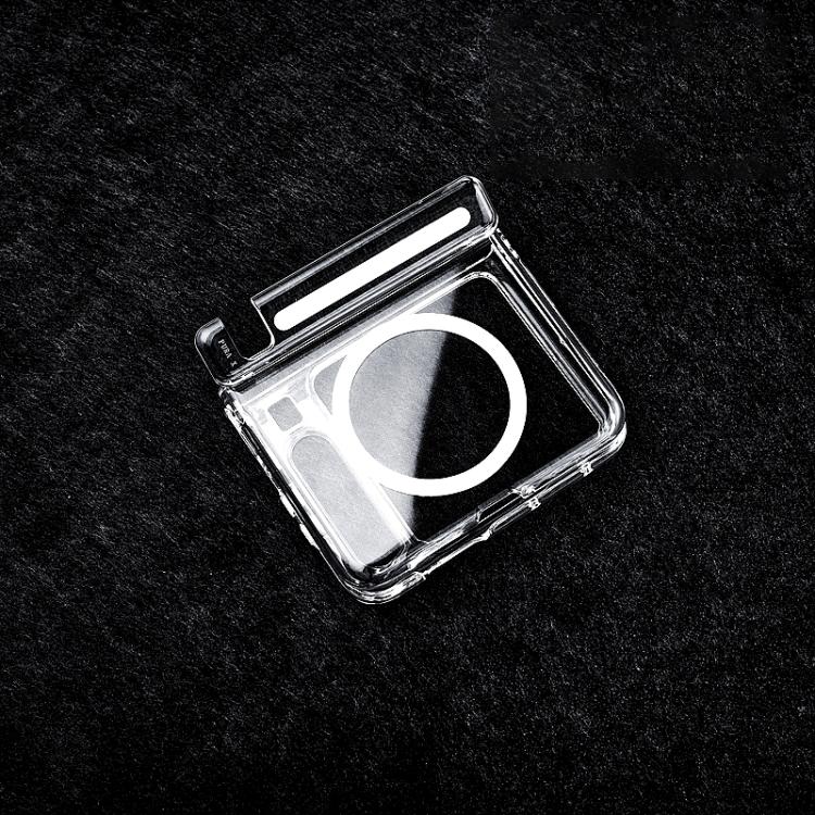 For Huawei Pura X Transparent PC Dual Axis MagSafe Shockproof Phone Case