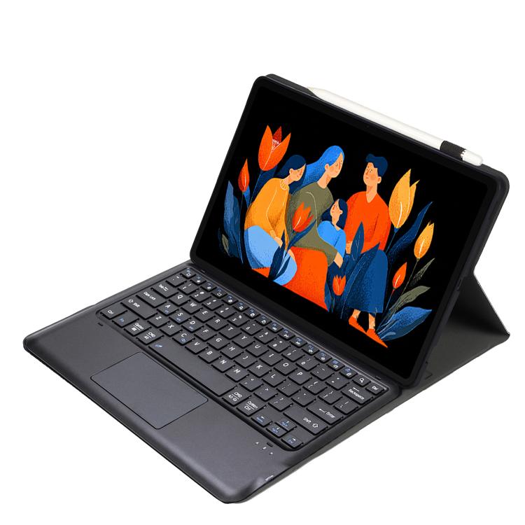 For Lenovo Xiaoxin Pad 12.1 2025 AM33-A TPU Ultra-thin Detachable Bluetooth Keyboard Leather Case with Touchpad