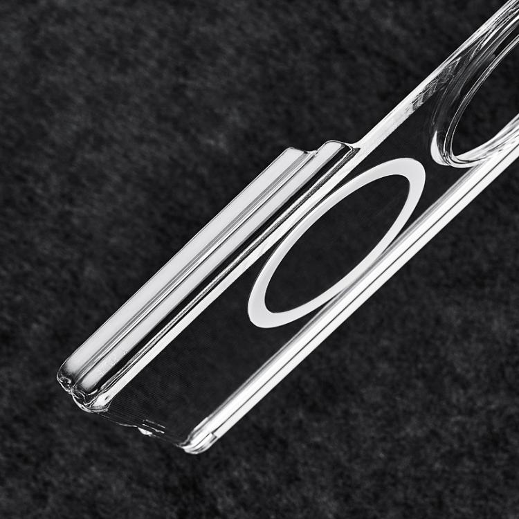 For vivo X Fold5 Transparent PC Dual Axis MagSafe Shockproof Phone Case