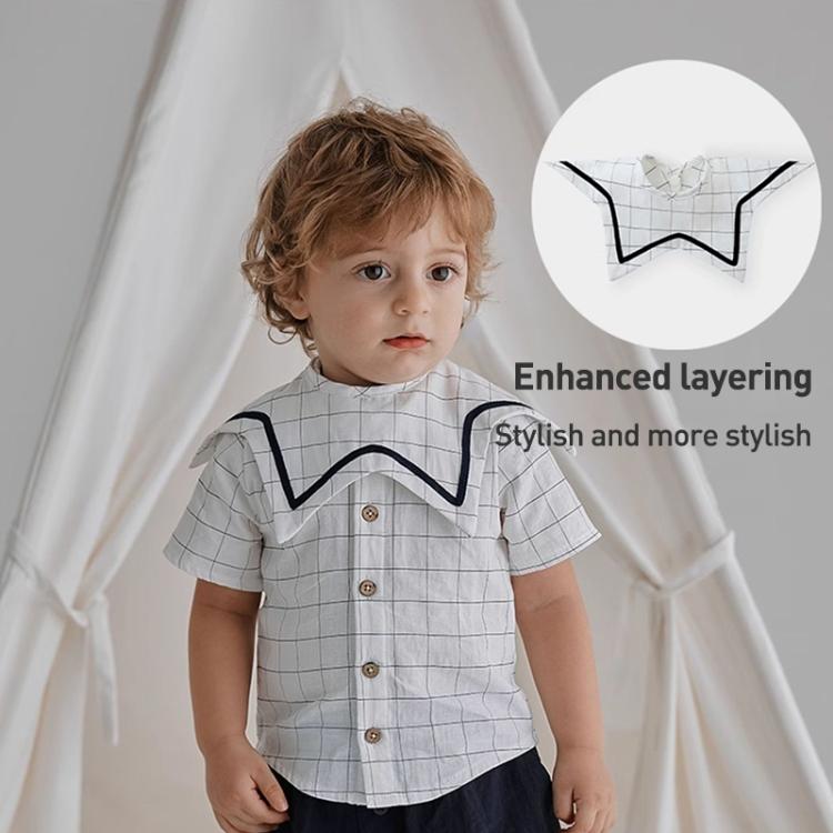 Benzdeer Baby Bib Infants Saliva Towel, Chocolate Hexagon