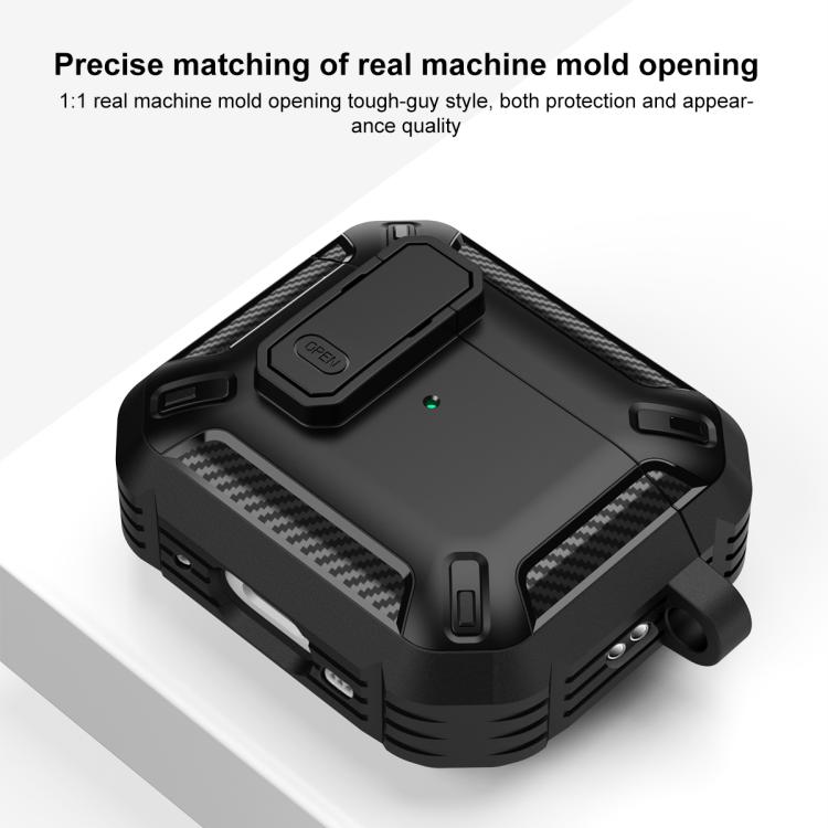 For AirPods Pro 3 Shield Shockproof Earphone Protective Case with Hook