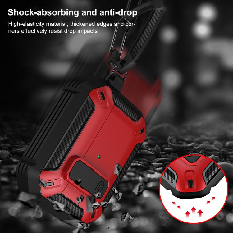 For AirPods Pro 3 Shield Shockproof Earphone Protective Case with Hook