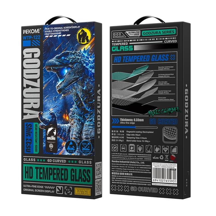 For iPhone Air WK WTP-122 6D Curved Ultra-Fine Edge HD Full-Screen Tempered Glass Film - Transparent