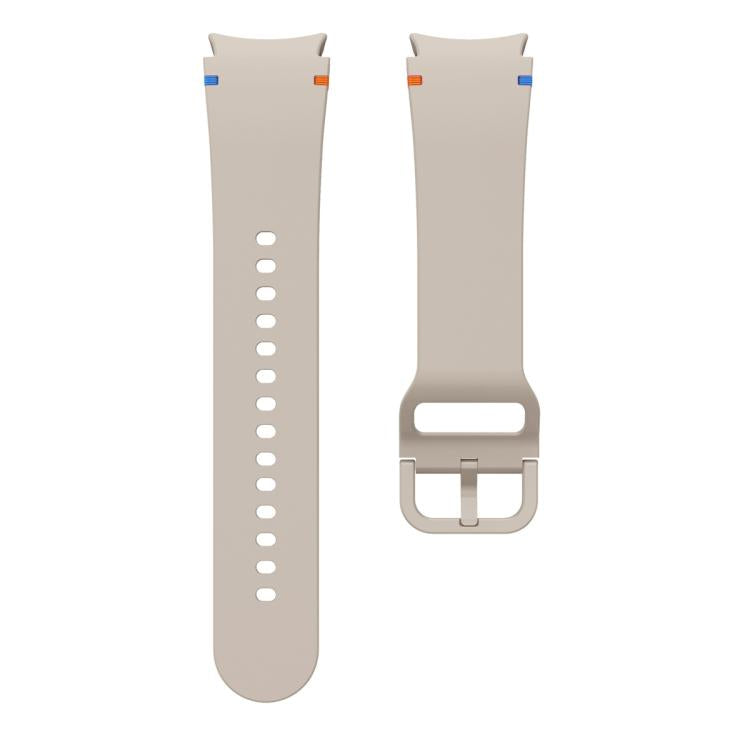 For Samsung Galaxy Watch5 Active 40mm Plain Stitching Silicone Watch Band with 3D Curved Film