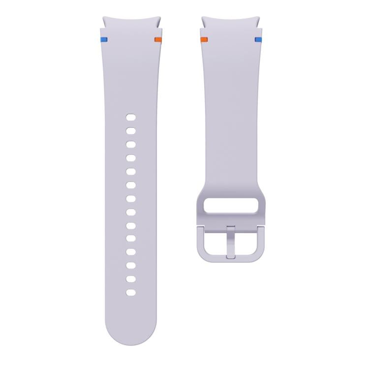 For Samsung Galaxy Watch5 Active 44mm Plain Stitching Silicone Watch Band with 3D Curved Film