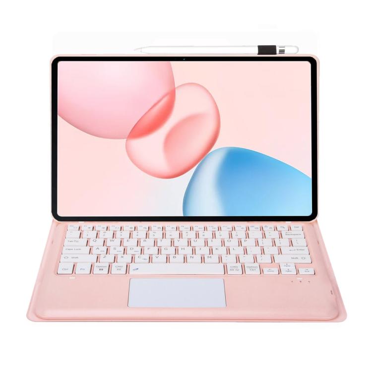 For Honor Pad 10 AH29-A TPU Ultra-thin Detachable Bluetooth Keyboard Tablet Leather Case with Touchpad