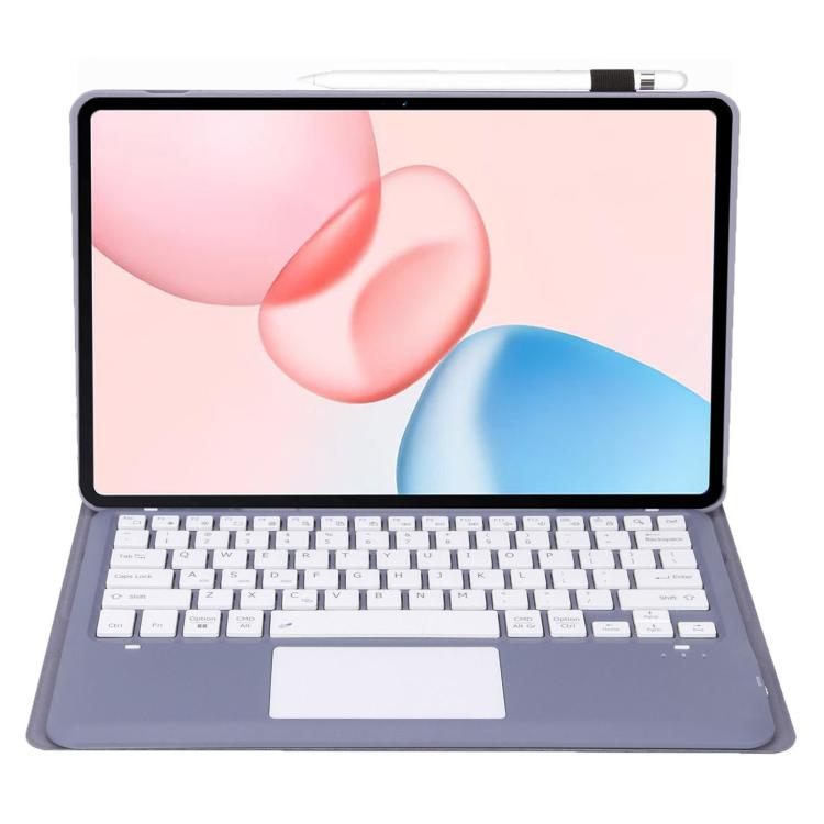 For Honor Pad 10 AH29-A TPU Ultra-thin Detachable Bluetooth Keyboard Tablet Leather Case with Touchpad