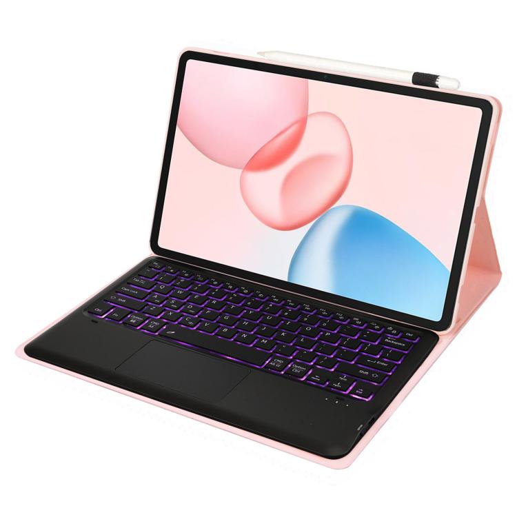 For Honor Pad 10 AH29-AS TPU Ultra-thin Detachable Backlight Bluetooth Keyboard Tablet Leather Case with Touchpad