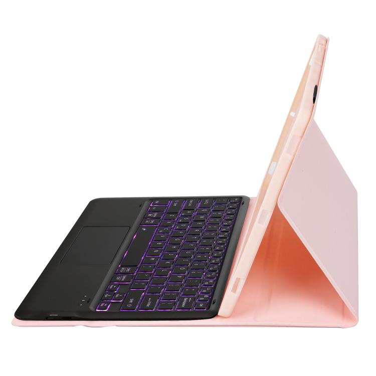 For Honor Pad 10 AH29-AS TPU Ultra-thin Detachable Backlight Bluetooth Keyboard Tablet Leather Case with Touchpad