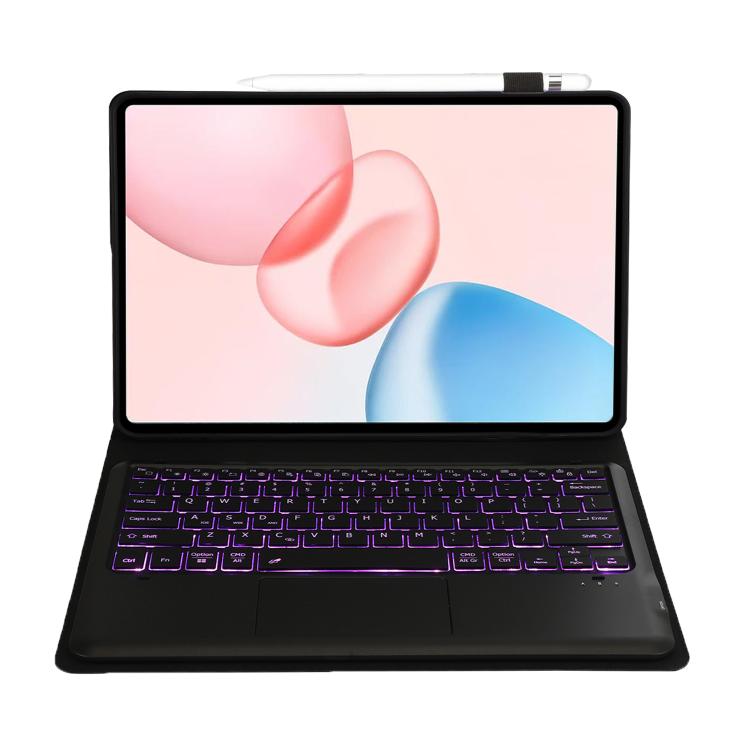 For Honor Pad 10 AH29-AS TPU Ultra-thin Detachable Backlight Bluetooth Keyboard Tablet Leather Case with Touchpad