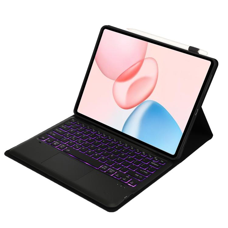 For Honor Pad 10 AH29-AS TPU Ultra-thin Detachable Backlight Bluetooth Keyboard Tablet Leather Case with Touchpad